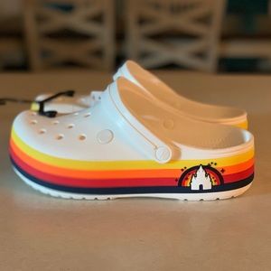 Disney retro platform Crocs Brand NWT